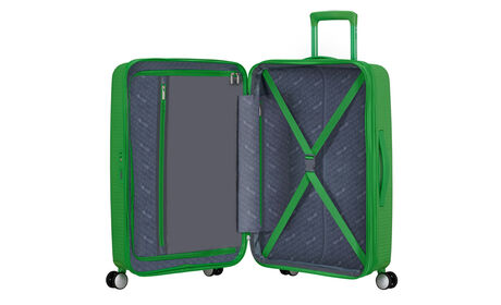 Organisation intérieure avec une poche  zippée supplémentaire