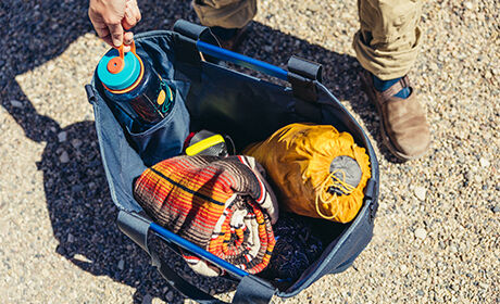 Poches rabattables pour gourdes