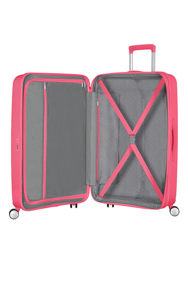 American Tourister Soundbox Spinner Expandable 77cm  Hot Pink