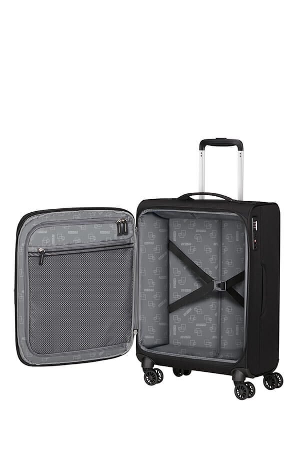 American Tourister Aerospin Spinner Expandable S  Noir