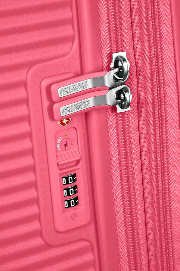 American Tourister Soundbox Spinner Expandable 77cm  Hot Pink