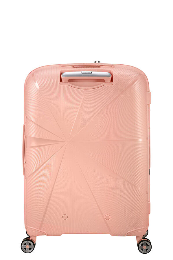 American Tourister StarVibe Spinner Expandable TSA 67cm  Metallic Peach