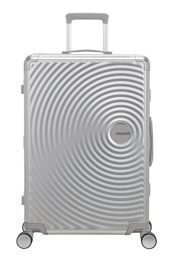 American Tourister Soundbox Alu Spinner TSA 77cm  Argent
