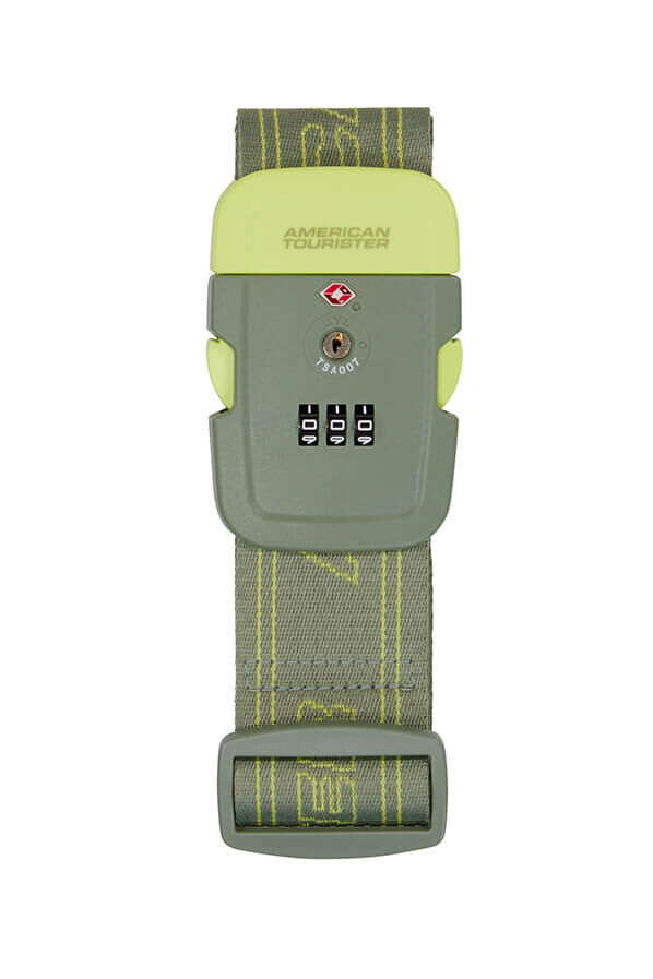 American Tourister American Tourist. Ta Luggage Belt TSA  Olive/Lime