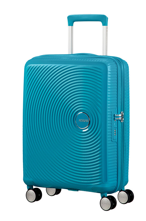 American Tourister Soundbox Spinner uitbreidbaar 55cm Summer Blue