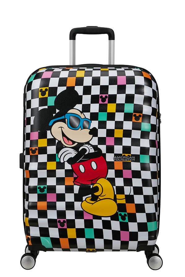 American Tourister Disney Wavebreaker Spinner TSA Disney Fl 67cm  Mickey Check