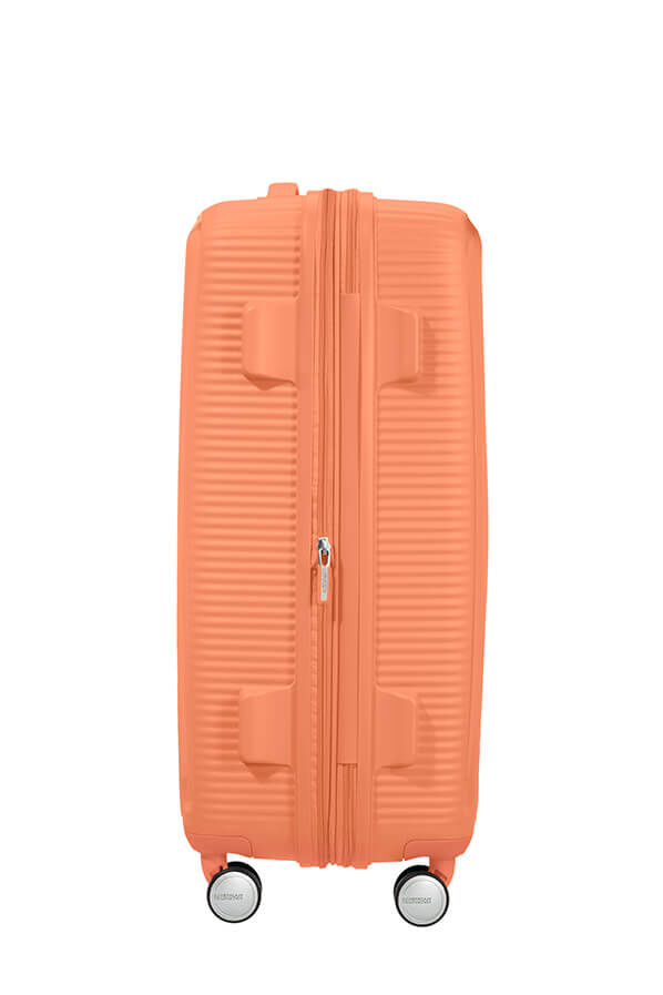 SoundBox Bagage moyen s&eacute;jour | American Tourister Soundbox Spinner TSA Expandable 67cm  Cantaloupe