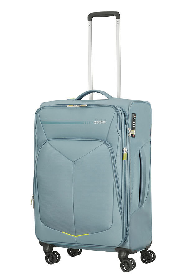 American Tourister Summerfunk Spinner Exp TSA 67cm  Gris M&eacute;tallique
