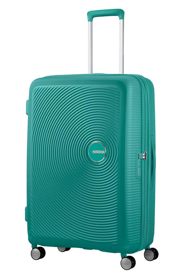 American Tourister Soundbox Spinner TSA Expandable 77cm  Forest Green