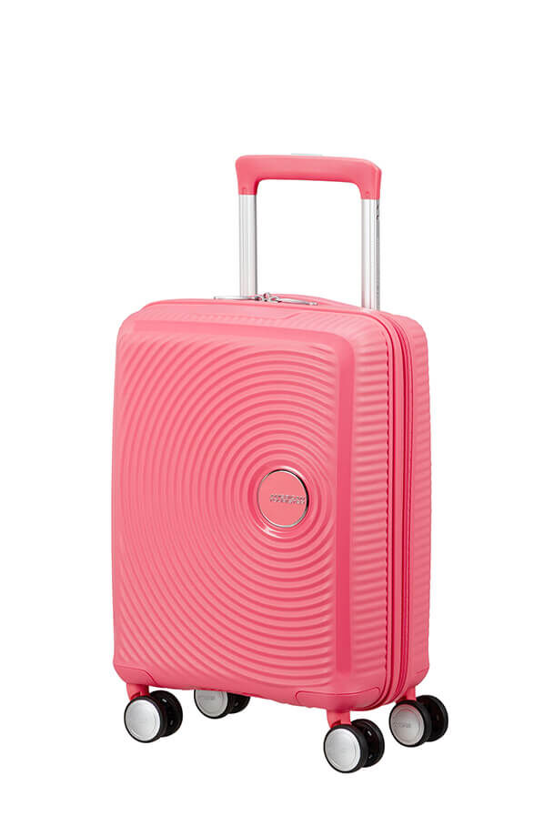 American Tourister Soundbox Mini Spinner 47cm  Sun Kissed Coral