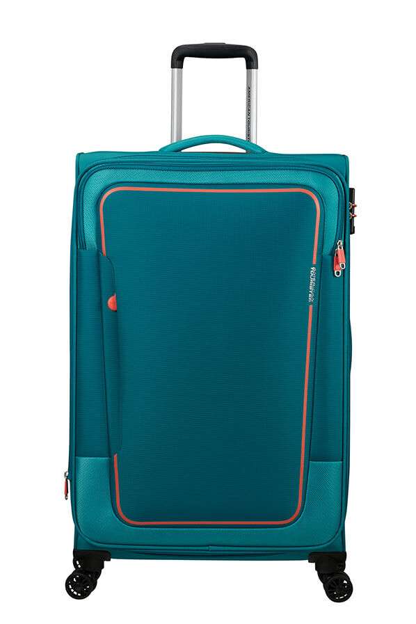 American Tourister Pulsonic Spinner Expandable 81cm  Stone Teal