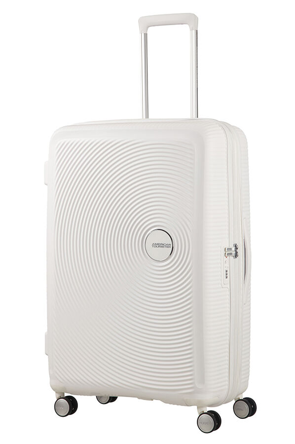 American Tourister Soundbox Spinner uitbreidbaar 77cm Pure White