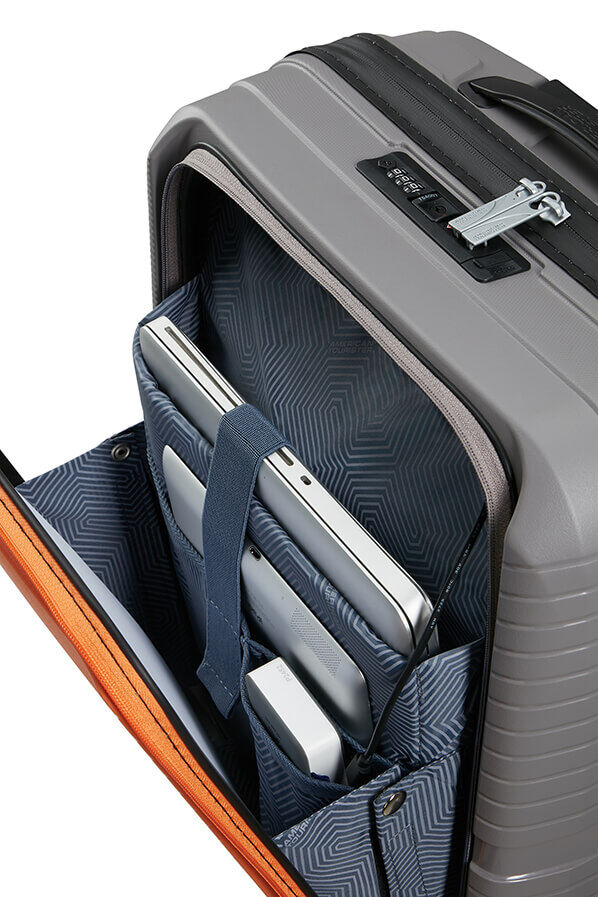 American Tourister Airconic Spinner Frontloader 15.6' 55cm  Gris / Orange