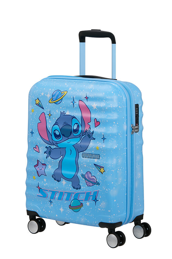 Disney Wavebreaker Handbagage | American Tourister Disney Wavebreaker Spinner TSA Disney Fl 55cm  Stitch Universe