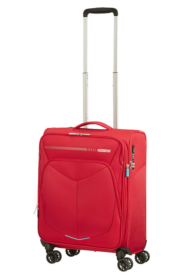 American Tourister Summerfunk Spinner Exp TSA 55cm  Rouge
