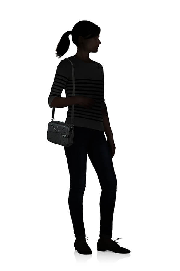 American Tourister StarVibe Cross Over  Zwart