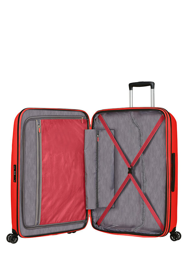 American Tourister Bon Air Dlx Spinner TSA Expandable 75cm  Rouge Magma