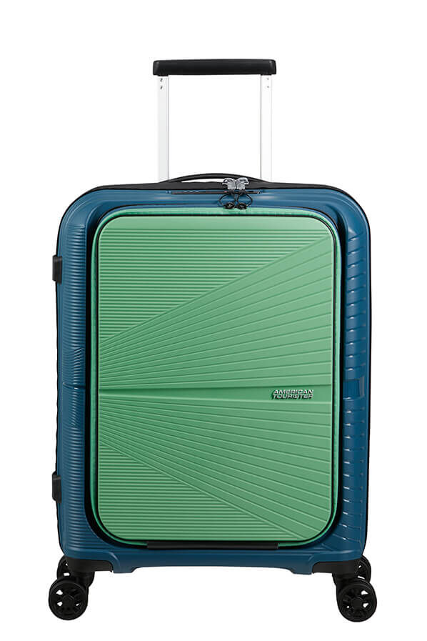 American Tourister Airconic Spinner Frontloader 15.6' 55cm  Teal Blue/Green