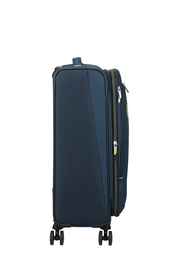 American Tourister Wanderlite Spinner EXP TSA M  Bleu marine fonc&eacute;