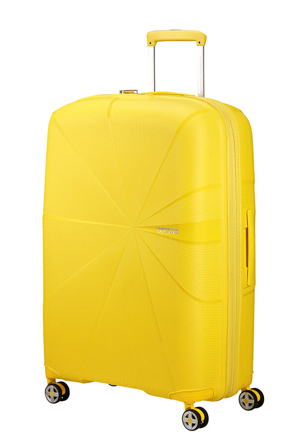 American Tourister Starvibe Spinner Expandable 77cm Electric Lemon