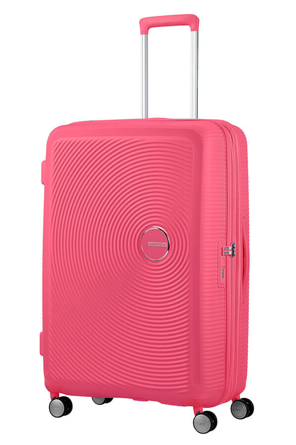 American Tourister Soundbox Spinner Expandable 77cm  Hot Pink