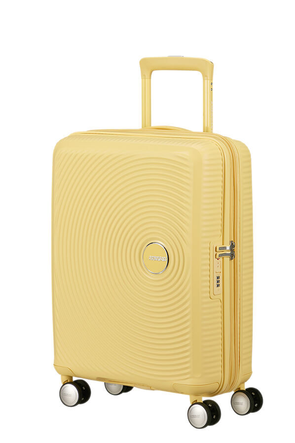 American Tourister SoundBox Spinner TSA Expandable 55cm  Pastel Yellow