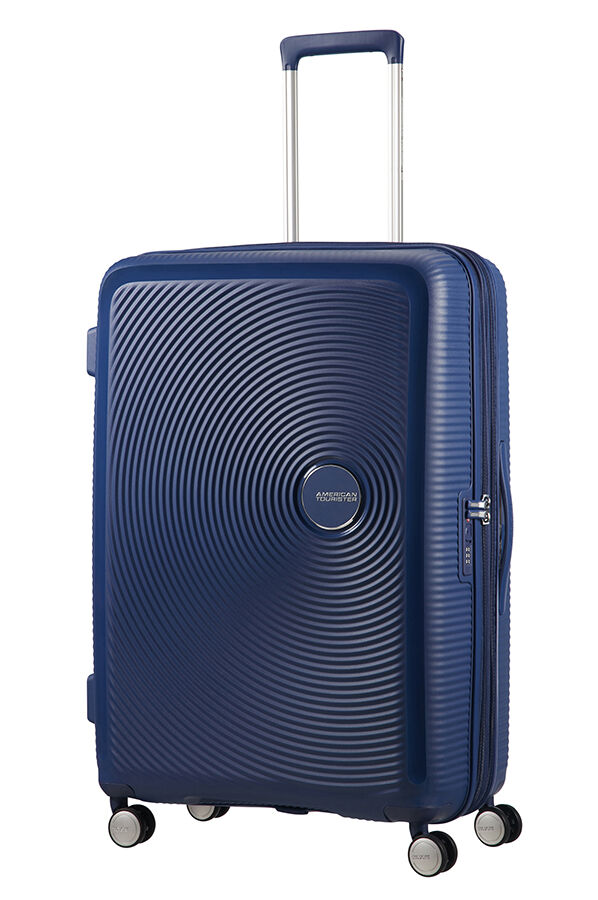 American Tourister Soundbox Spinner uitbreidbaar 77cm Midnight Navy