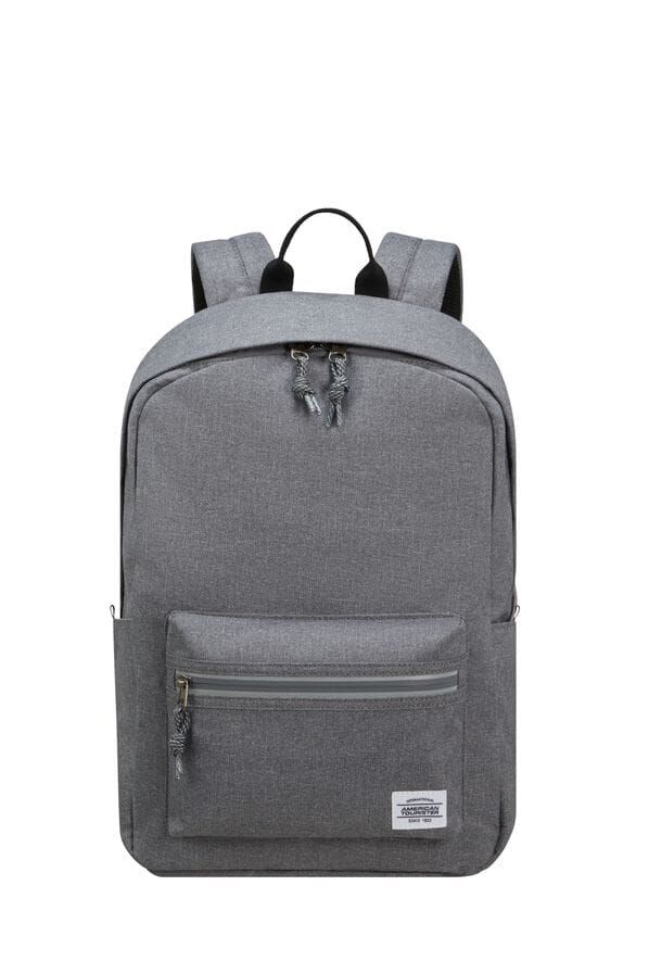 American Tourister Brightup Backpack Zip  Grey Melange