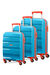 American Tourister Bon Air Kofferset  Sky Blue/Orange