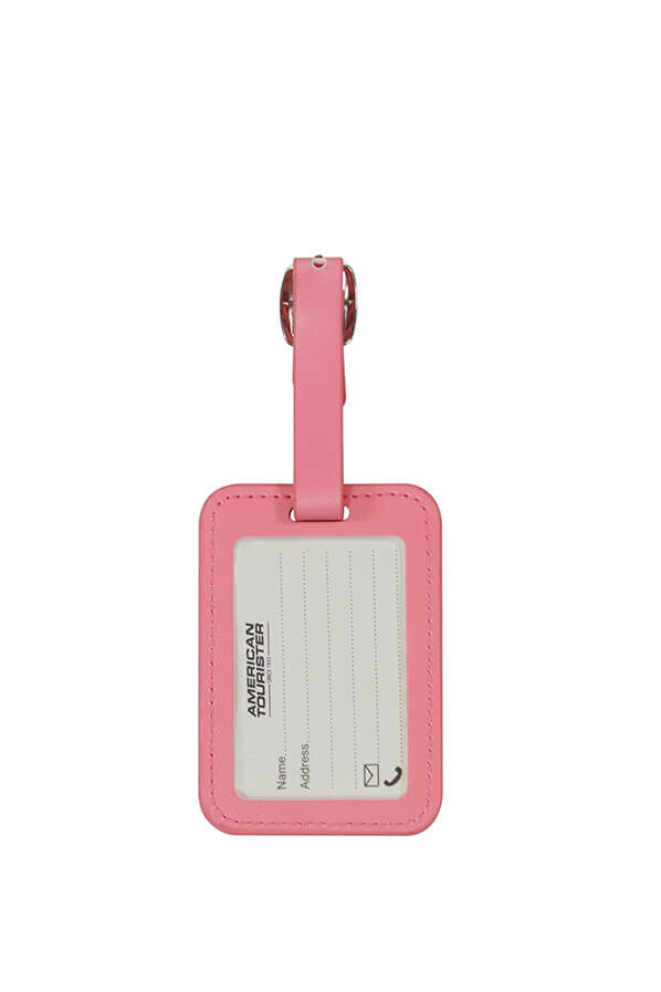 American Tourister American Tourist. Ta Luggage Tag X2  Pink Glitch