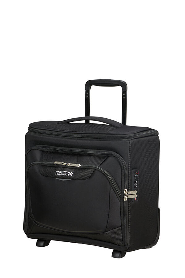 American Tourister SummerRide Upright Underseater Expandable Tsa Noir