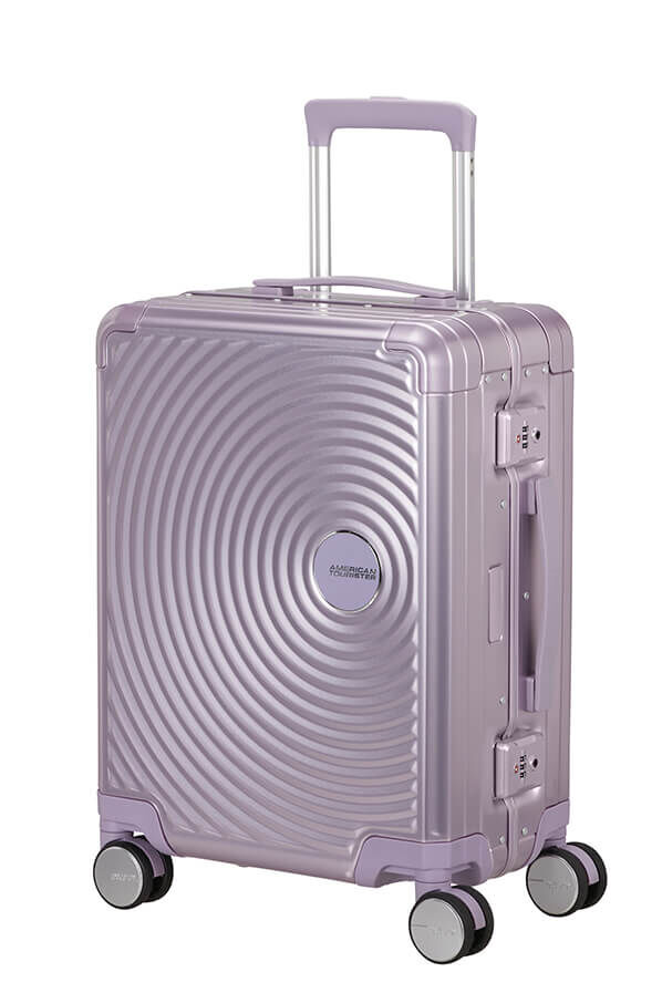 American Tourister Soundbox Alu Spinner TSA 55cm  Stormy Lilac