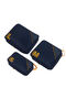 Packing Cubes Set van 3 packing cubes | American Tourister American Tourist. Ta Packing Cubes S/M/L  Navy/Orange
