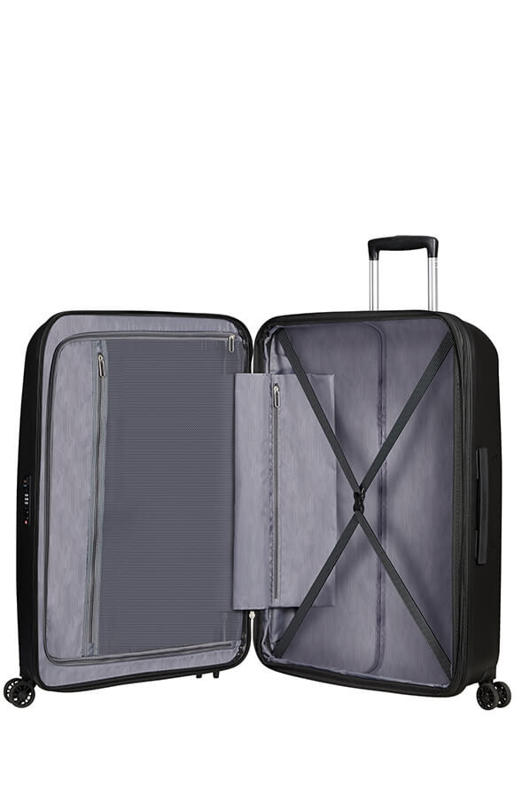 American Tourister Bon Air Dlx Spinner TSA Expandable 75cm  Zwart