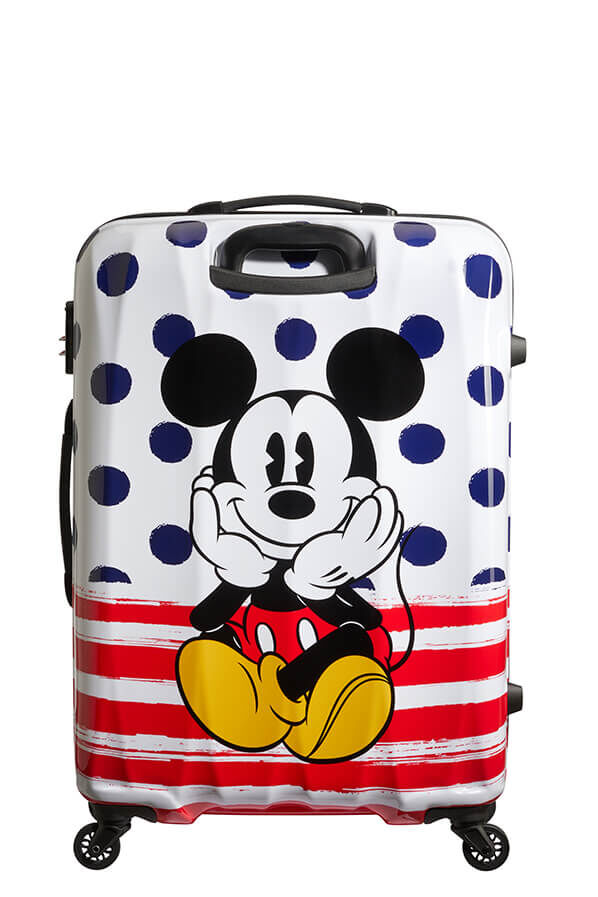 American Tourister Disney Legends Spinner 75cm  Mickey Blue Dots