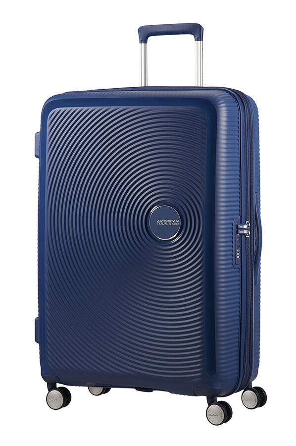 American Tourister Soundbox Spinner uitbreidbaar 77cm Midnight Navy