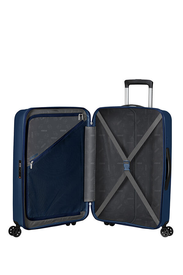 American Tourister Rejoy Spinner 68/25 Tsa 68  Bleu marine