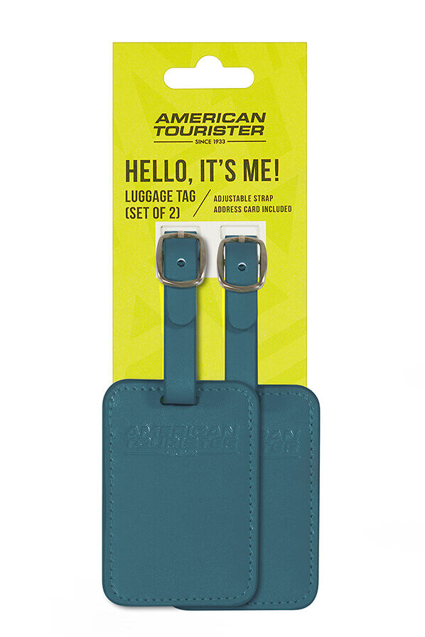 Luggage Tags &Eacute;tiquette &agrave; bagages &ndash; Lot de 2 pi&egrave;ces