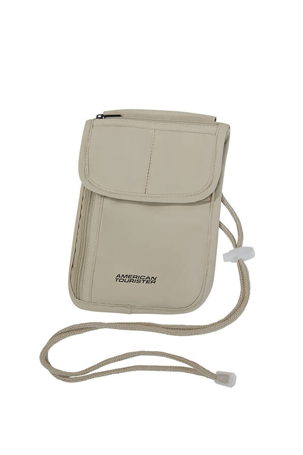 American Tourister American Tourist. Ta RFID Security Neck Pouch  Sand