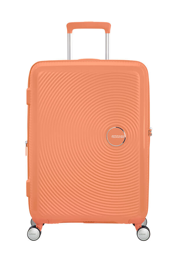 SoundBox Bagage moyen s&eacute;jour | American Tourister Soundbox Spinner TSA Expandable 67cm  Cantaloupe
