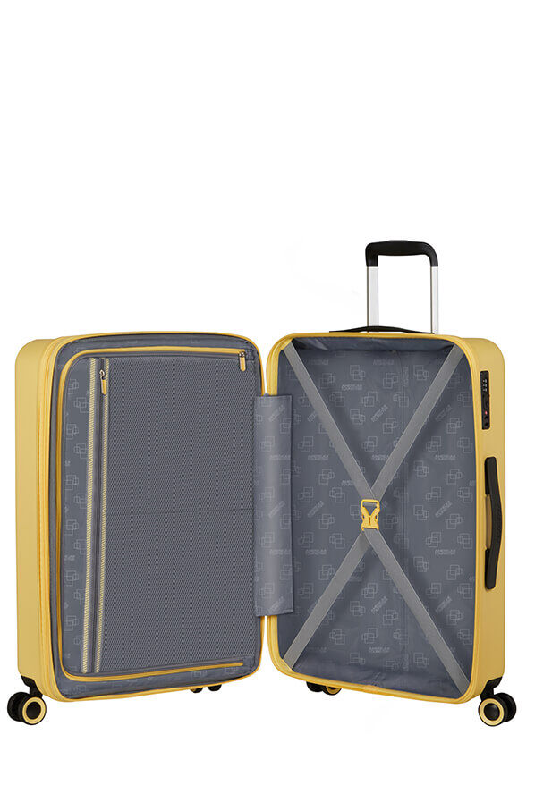American Tourister Dynabelt Spinner EXP TSA 66cm  Jaune soleil
