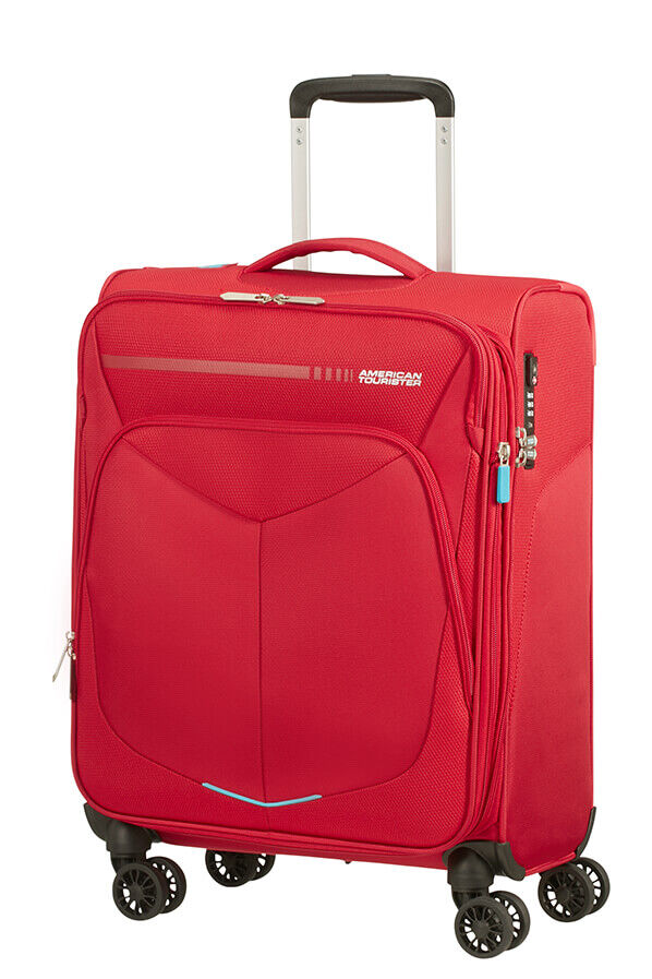 American Tourister Summerfunk Spinner Exp TSA 55cm  Rouge