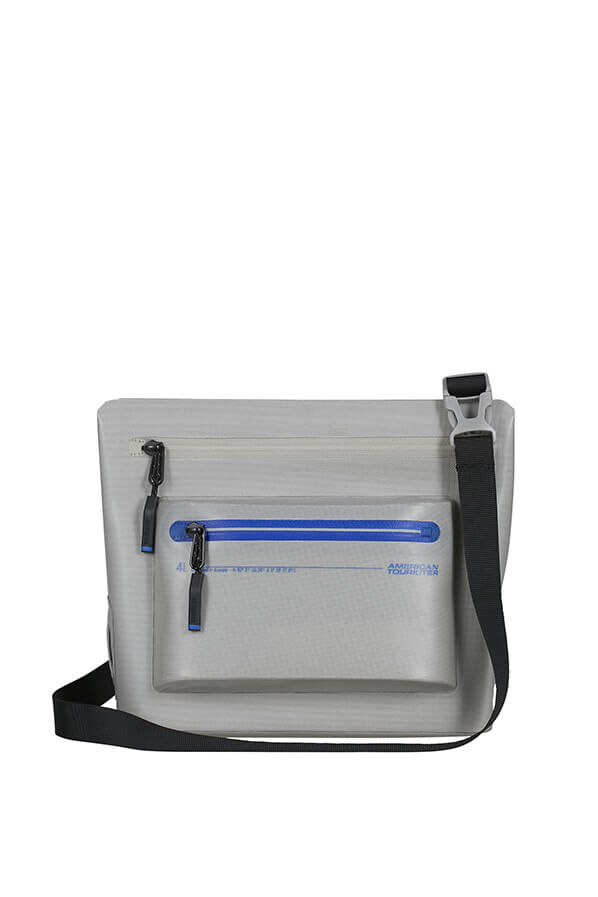 Colourdry Schoudertas M | American Tourister Colourdry Shoulder Bag M  Glacial Silver