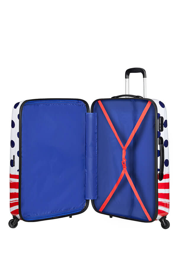 American Tourister Disney Legends Spinner 75cm  Minnie Blue Dots