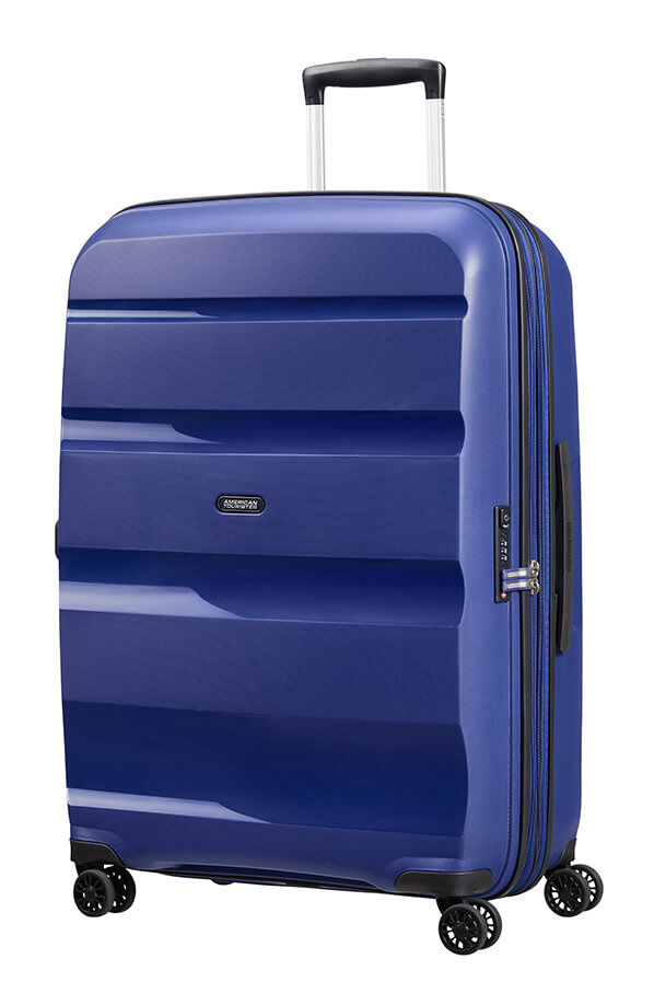 American Tourister Bon Air Dlx Spinner TSA Expandable 75cm  Bleu marine fonc&eacute;