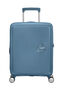 American Tourister Soundbox Spinner Expandable 55cm  Stone Blue