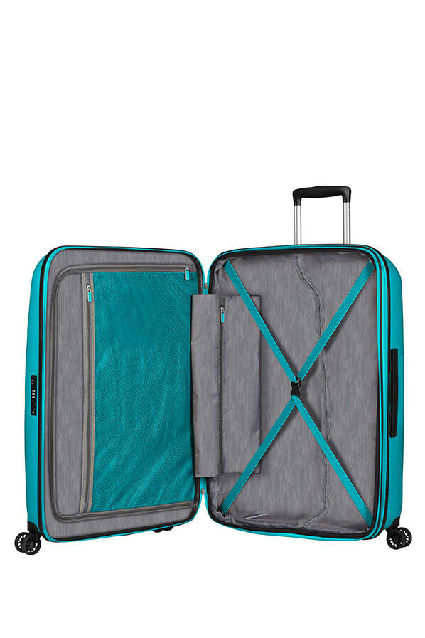 American Tourister Bon Air Dlx Spinner TSA Expandable 75cm  Turquoise fonc&eacute;