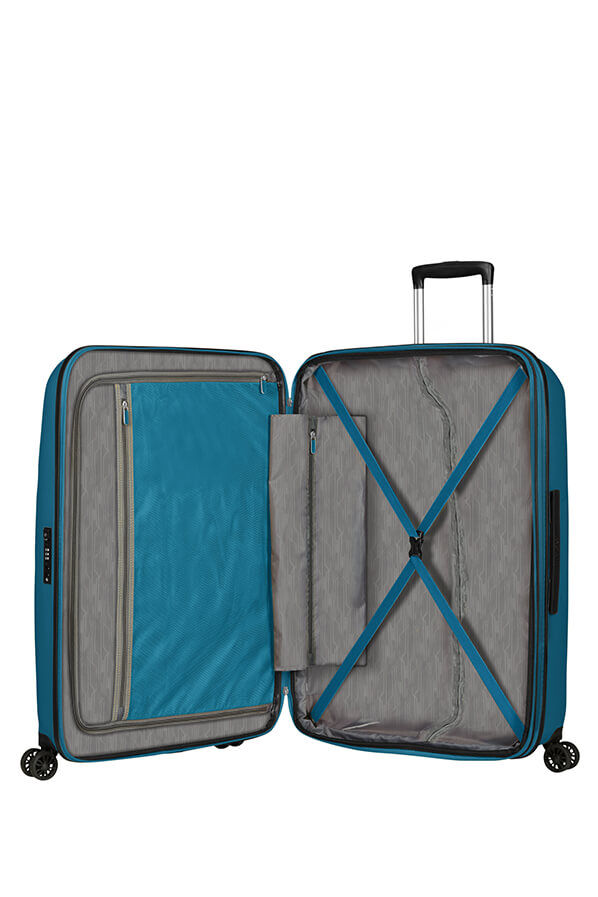 American Tourister Bon Air Dlx Spinner TSA Expandable 75cm  Seaport Blue