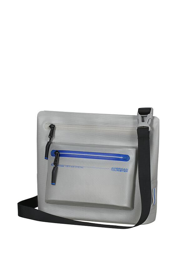 Colourdry Schoudertas M | American Tourister Colourdry Shoulder Bag M  Glacial Silver