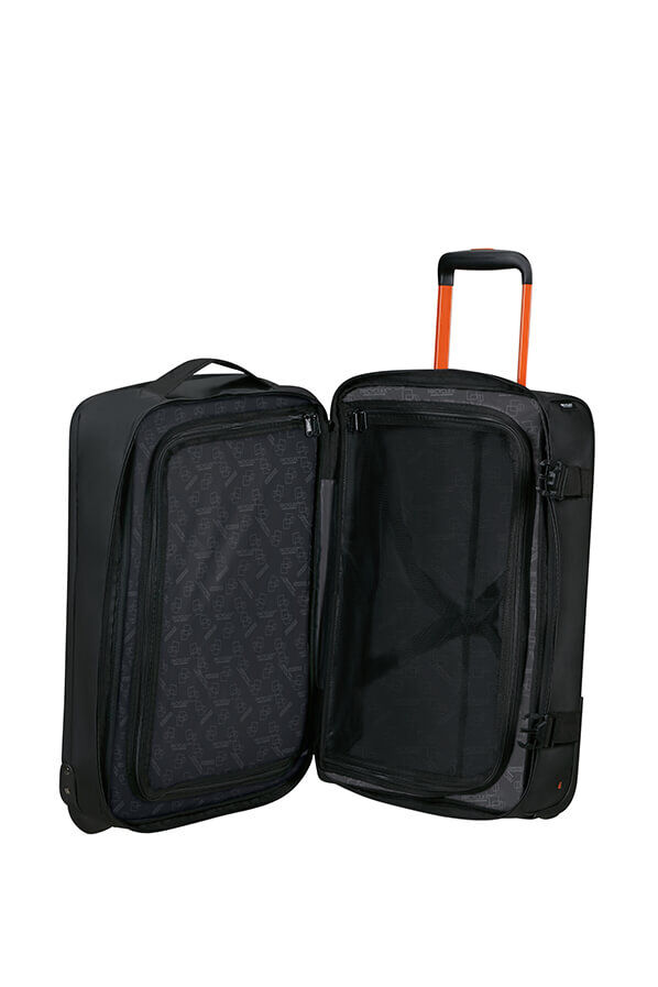 American Tourister Urban Track Duffle with Wheels Lmtd S  Black/Orange